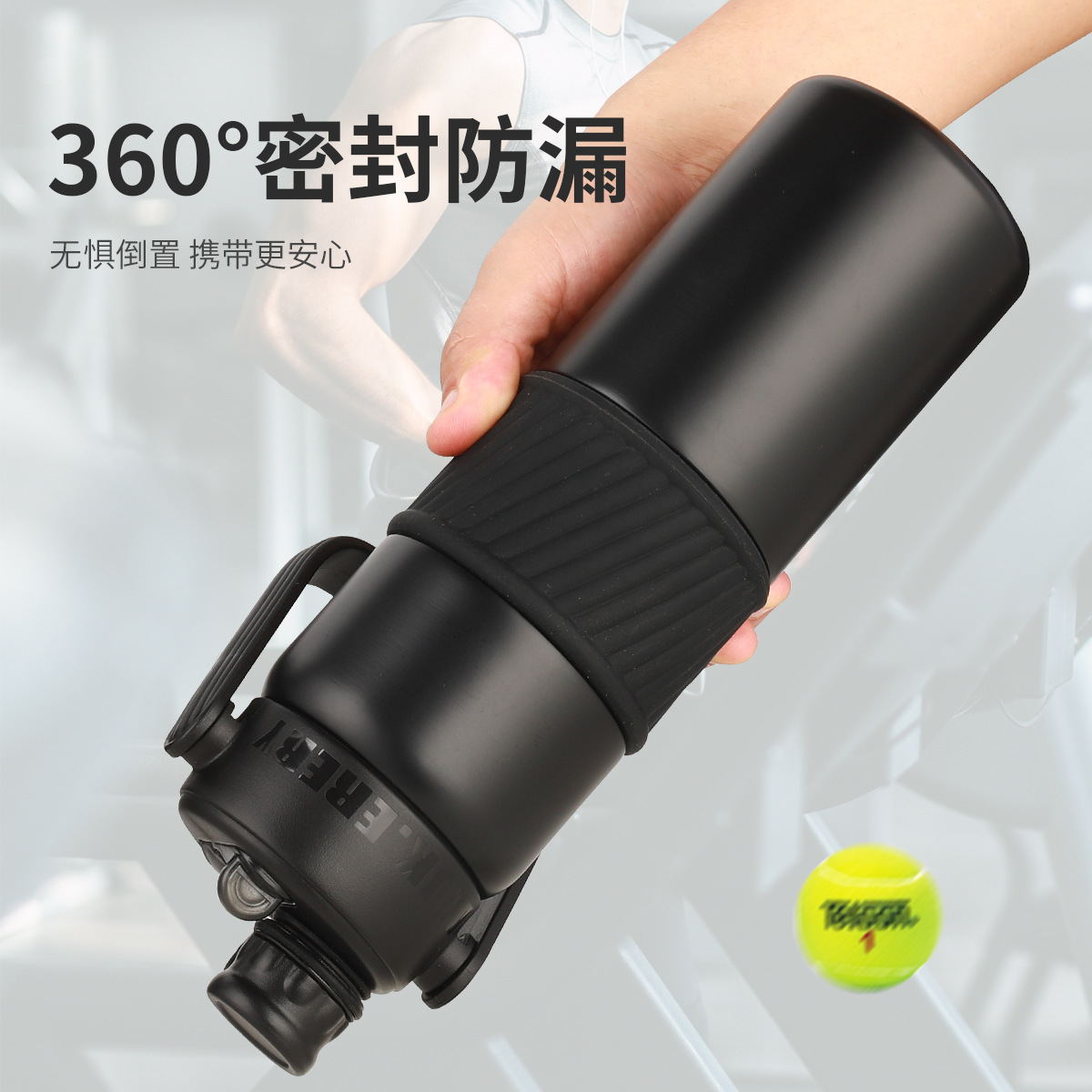 Nueva taza térmica de acero inoxidable 316 al aire libre deportes pajita kettle para hombres de gran capacidad portátil coche doble bebida taza details Picture