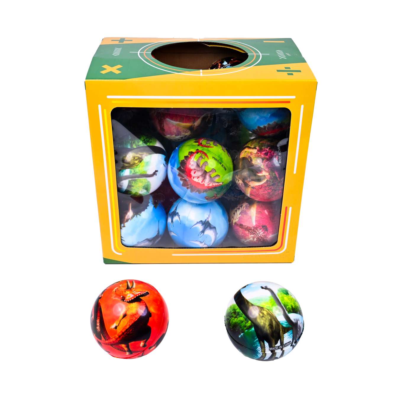 PU Bounce ball-10cm  dinosaur full figure