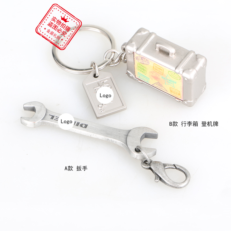 DIY metal wrenches, luggage, boarding passes, key chains, key hangers, fashion accessories, gifts and promotional items details Picture