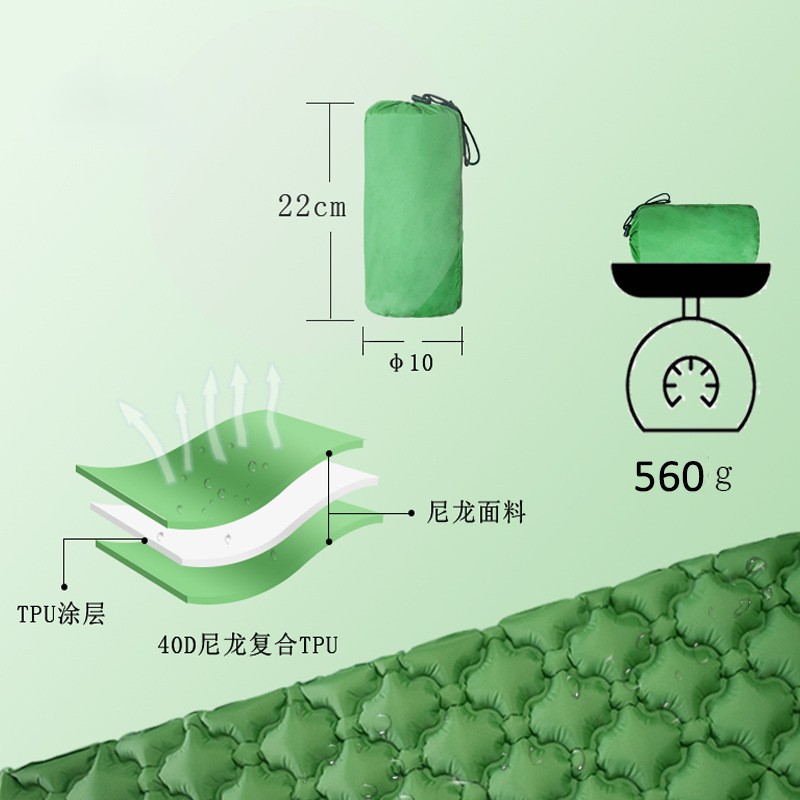 Mummy Sunflower tpu inflatable pad, outdoor tent, camping car, sleeping pad, moisture-proof pad Application Scenario