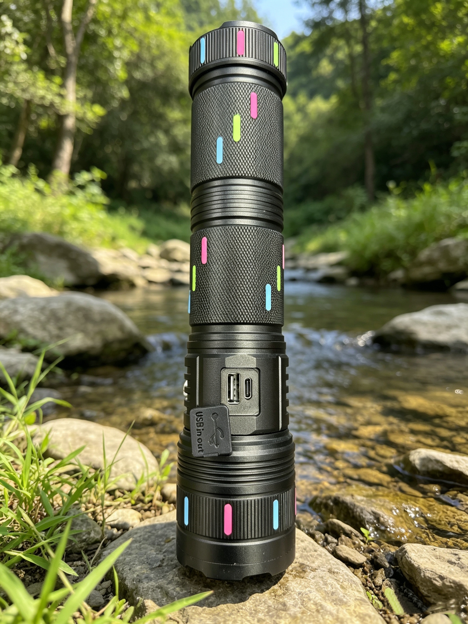 Xingao Light Portable high-intensity flashlight, waterproof and durable, outdoor hiking, night fishing emergency lighting flashlight model XA-P806-2 Application Scenario