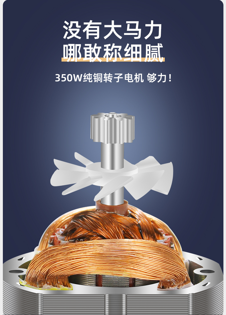 艾得锐威（AIDRVI） 绞肉机家用电动小型全自动多功能搅馅切菜碎肉机打肉搅拌机蒜泥器 蓝色详情13