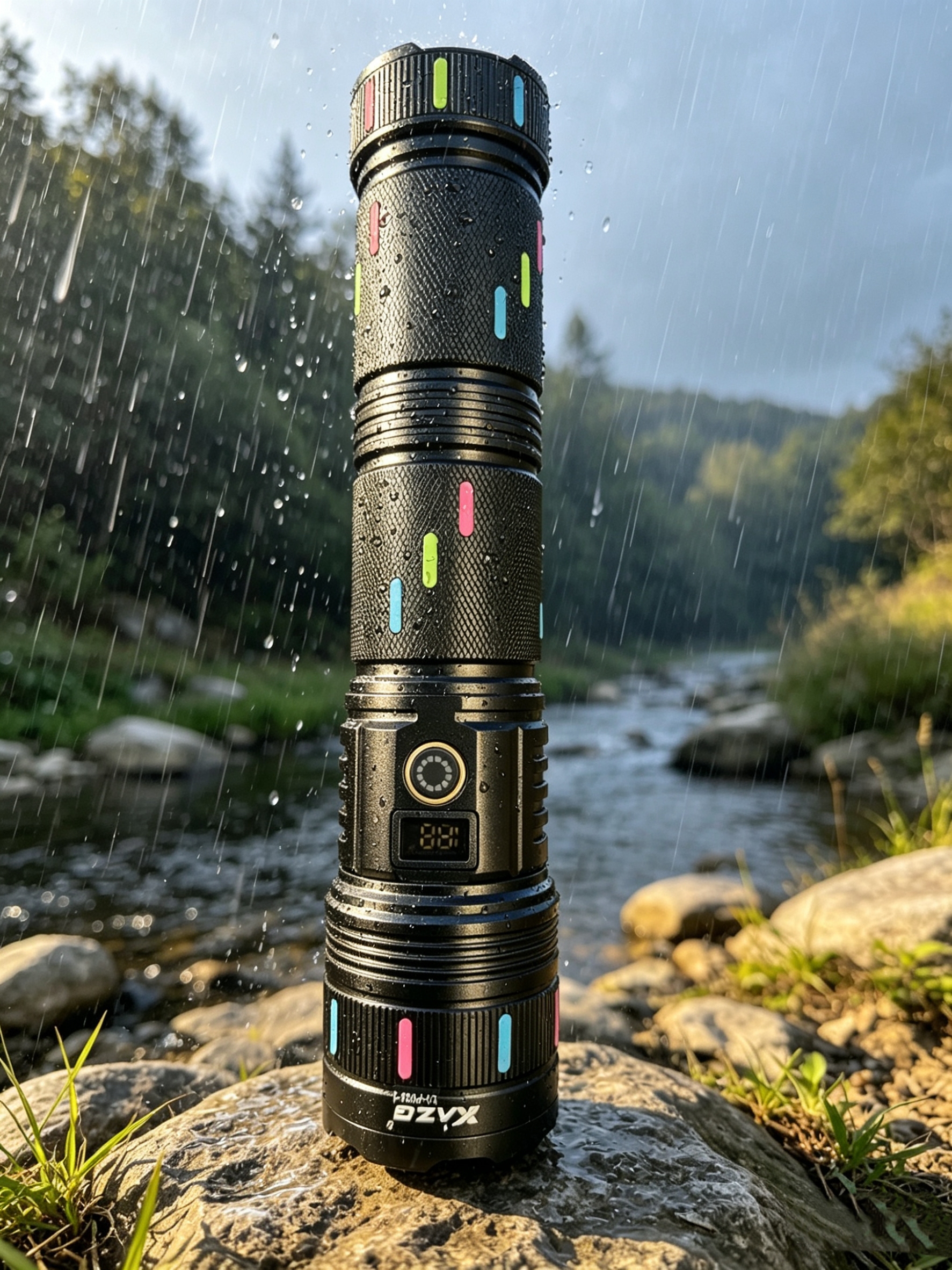 Xingao Light Portable high-intensity flashlight, waterproof and durable, outdoor hiking, night fishing emergency lighting flashlight model XA-P806-2 Specification image