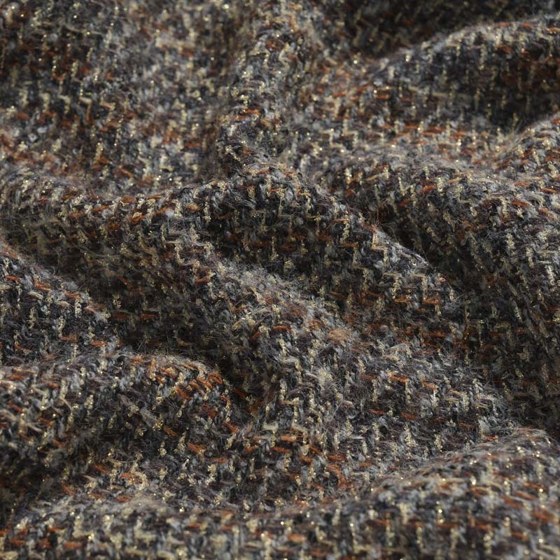 Mokas autumn and winter thick chanel-style fabric coarse-spun Specification image