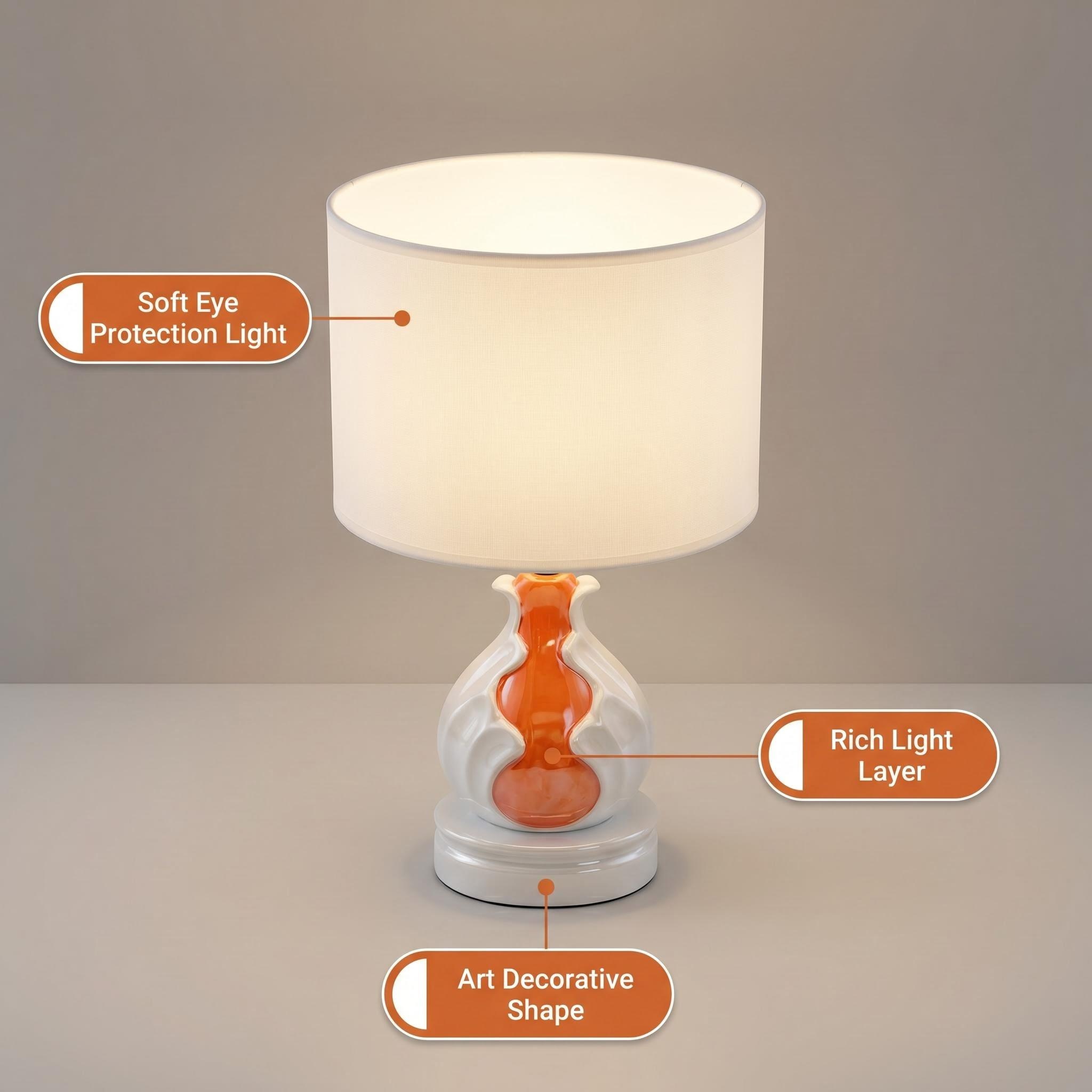 The 2026 new Jilian bedside lamp with an irregular design and a high-end feel is available for order starting from 12 pieces per piece Application Scenario