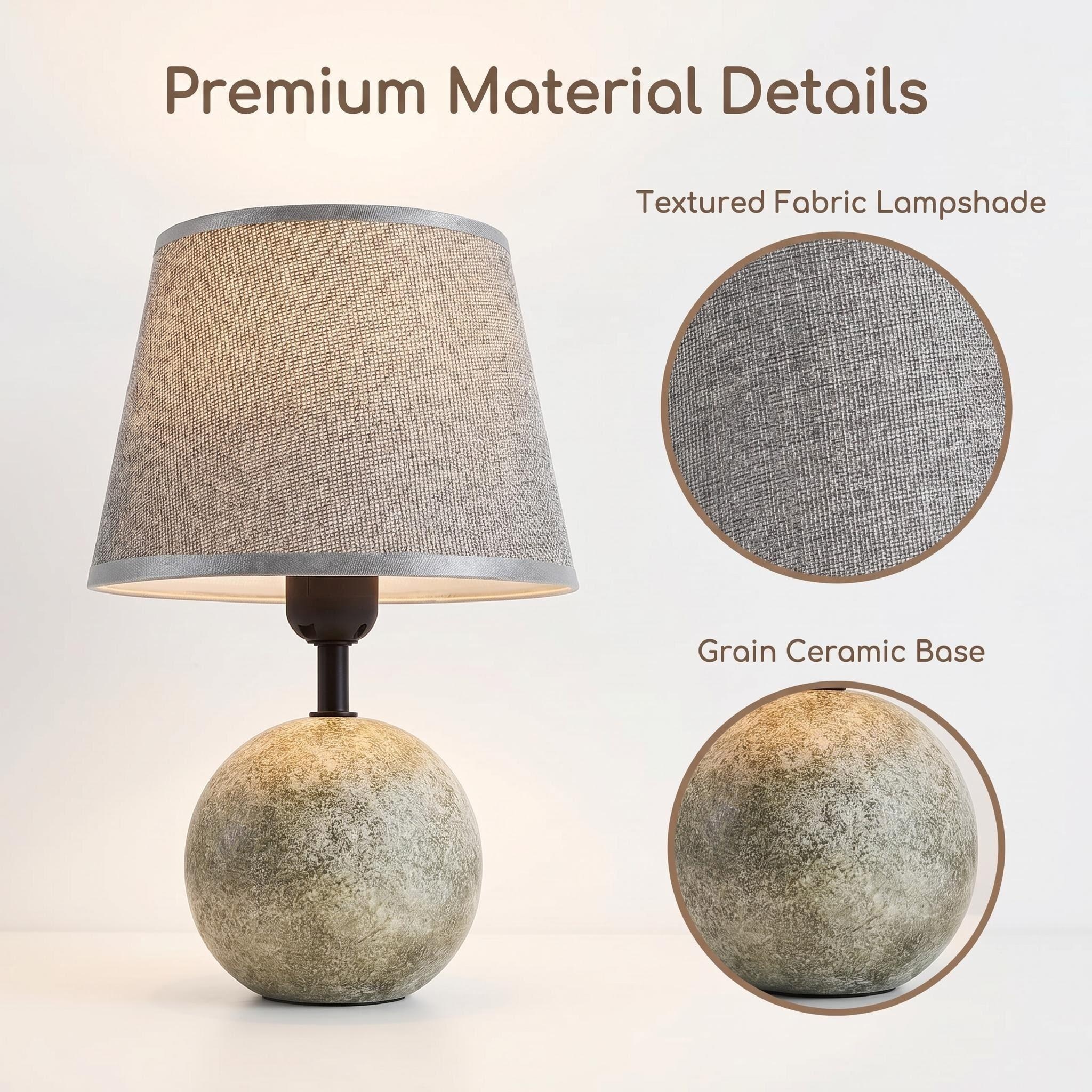 2026 Jilian's new stone-patterned ceramic night and sunset lights with textured lampshades and decorative table lamps Application Scenario