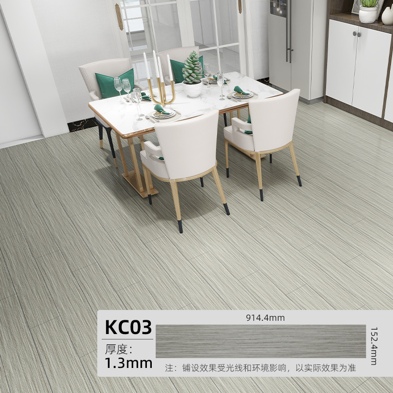 The floor is covered with pvc cement, wood grain, and imitation tiles for the dormitory bedroom detail image 3