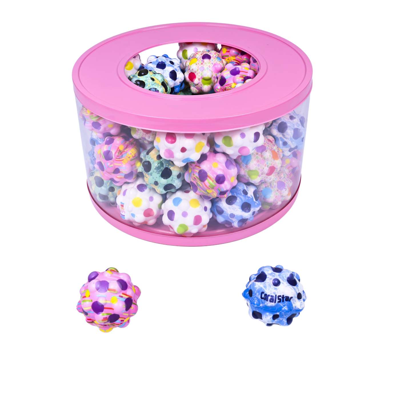 pu bouncy ball painted  full figure
