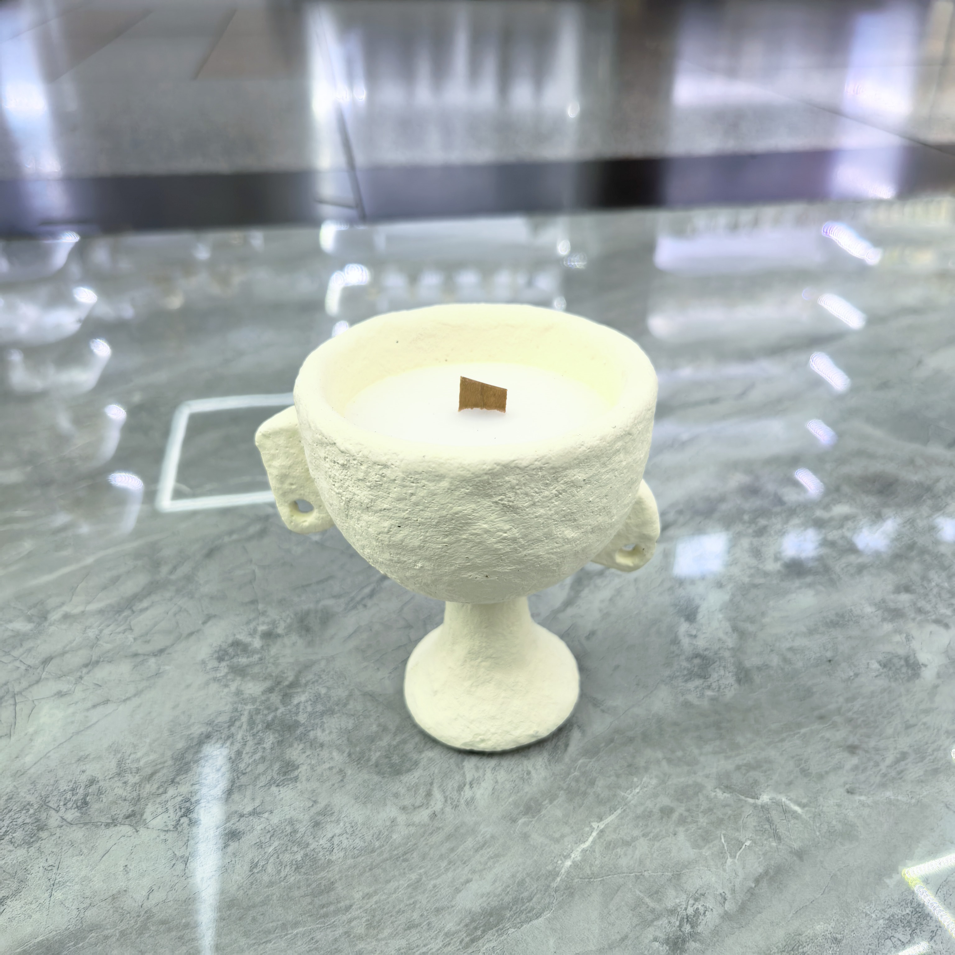 创意蜡烛，异形蜡烛灯台，水泥材质蜡烛杯，玻璃蜡烛，玻璃灯台，香薰蜡烛，节日氛围感蜡烛，场景布置，户外浪漫约会，无烟蜡烛，