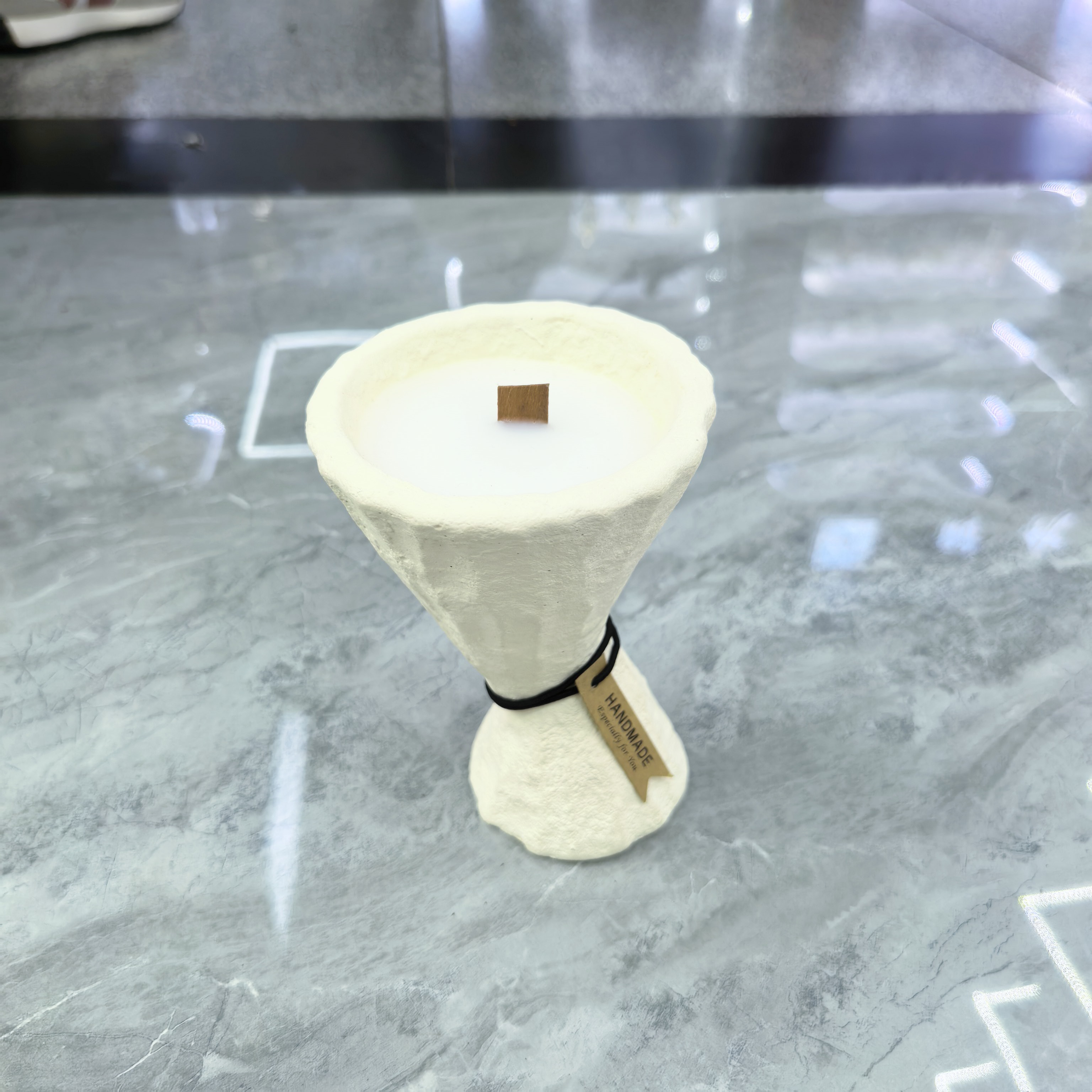 水泥蜡烛，创意蜡烛杯，玻璃蜡烛，玻璃灯台，香薰蜡烛，节日氛围感蜡烛，场景布置，户外浪漫约会，无烟蜡烛，耐高温蜡烛