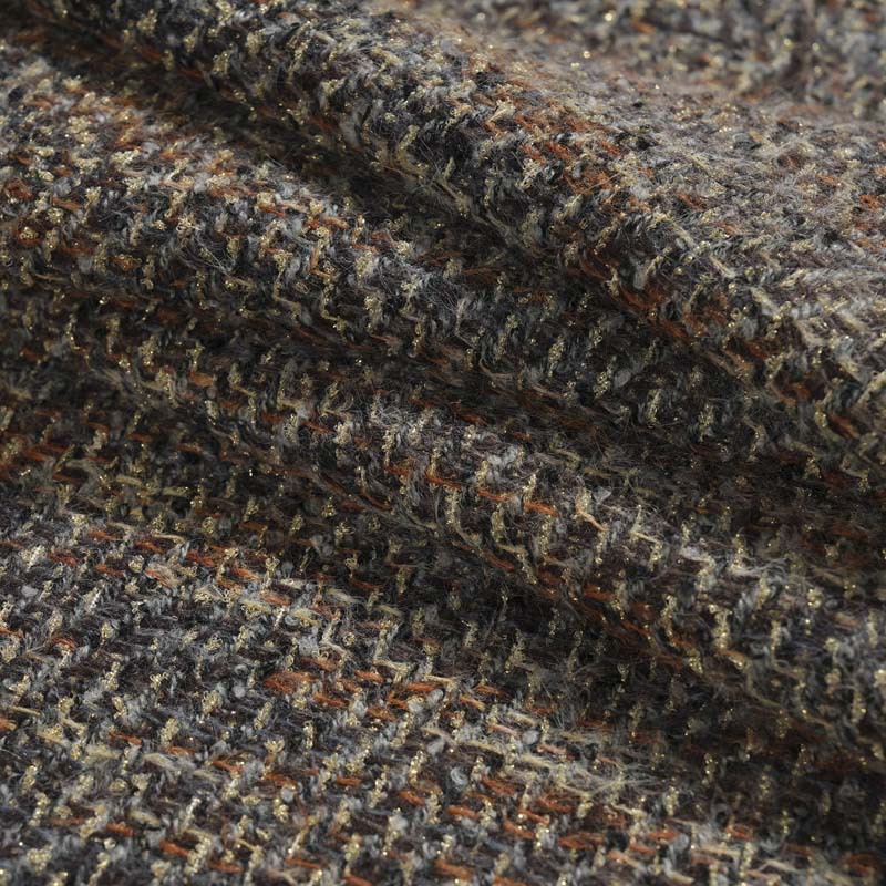Mokas autumn and winter thick chanel-style fabric coarse-spun details Picture