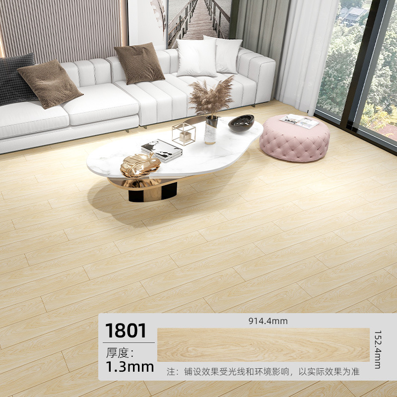 The floor is covered with pvc cement, wood grain, and imitation tiles for the dormitory bedroom detail image 7