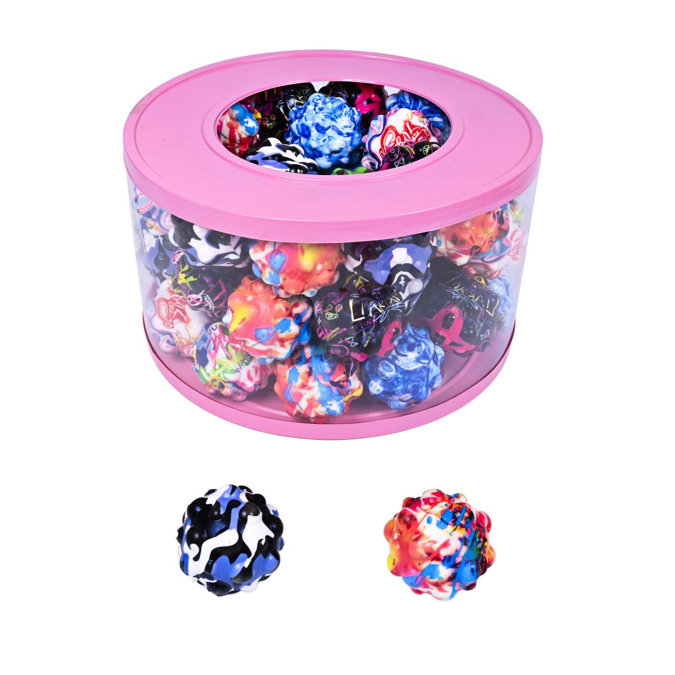 pu bouncy ball smudging full figure