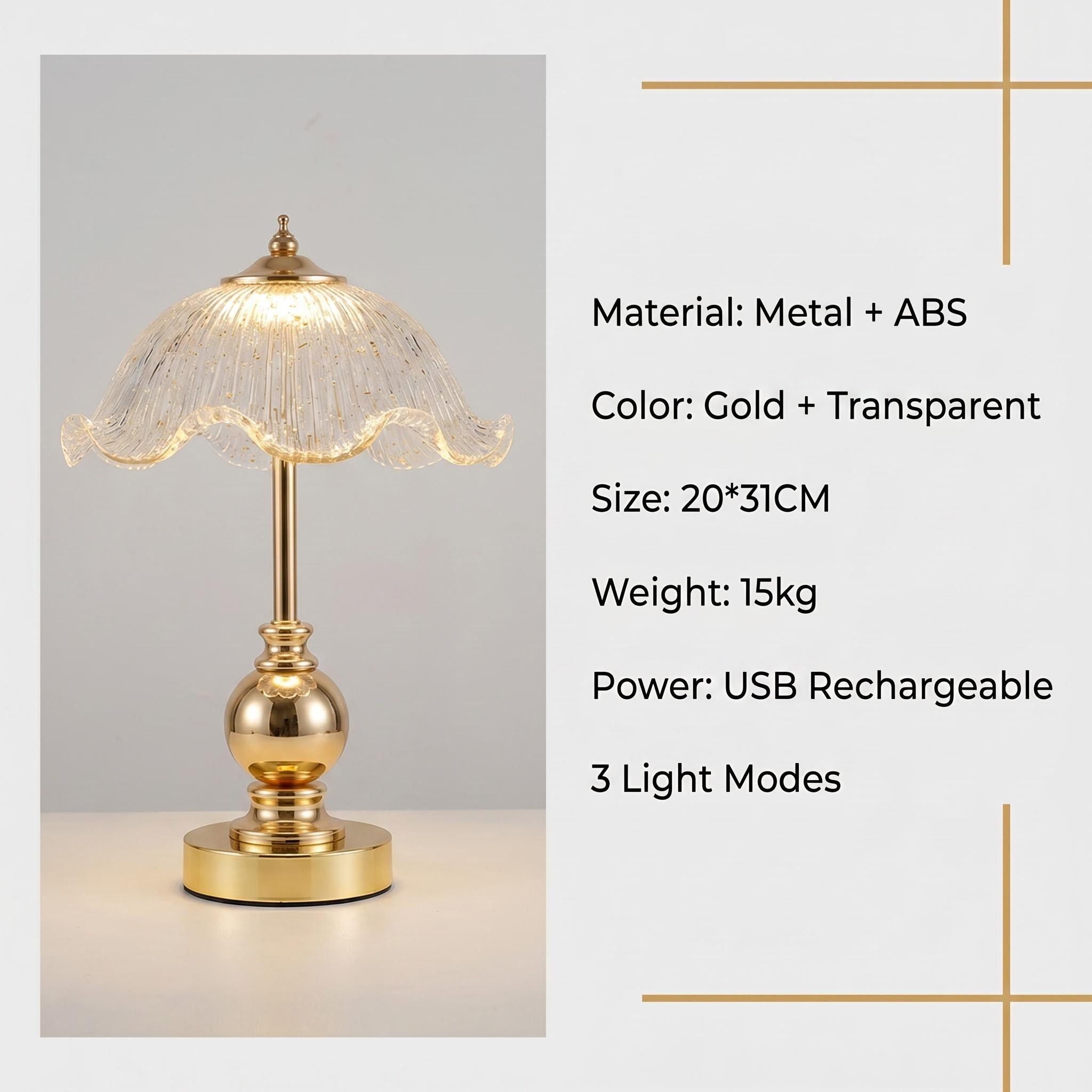 2026 Jilian New Gold Foil Petal Ambient Light USB charging, starting from 18 pieces per piece Item Picture