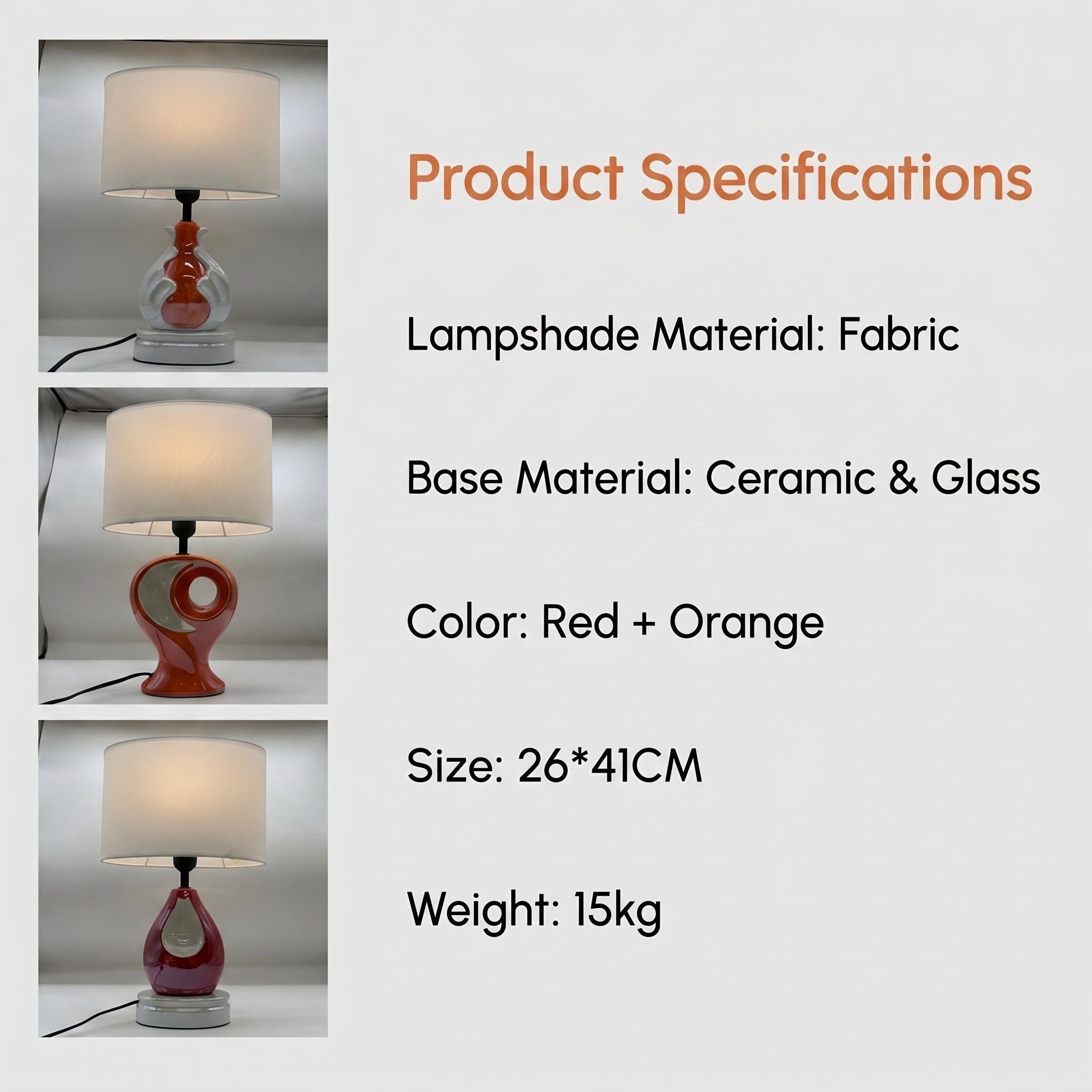The 2026 new Jilian bedside lamp with an irregular design and a high-end feel is available for order starting from 12 pieces per piece Item Picture