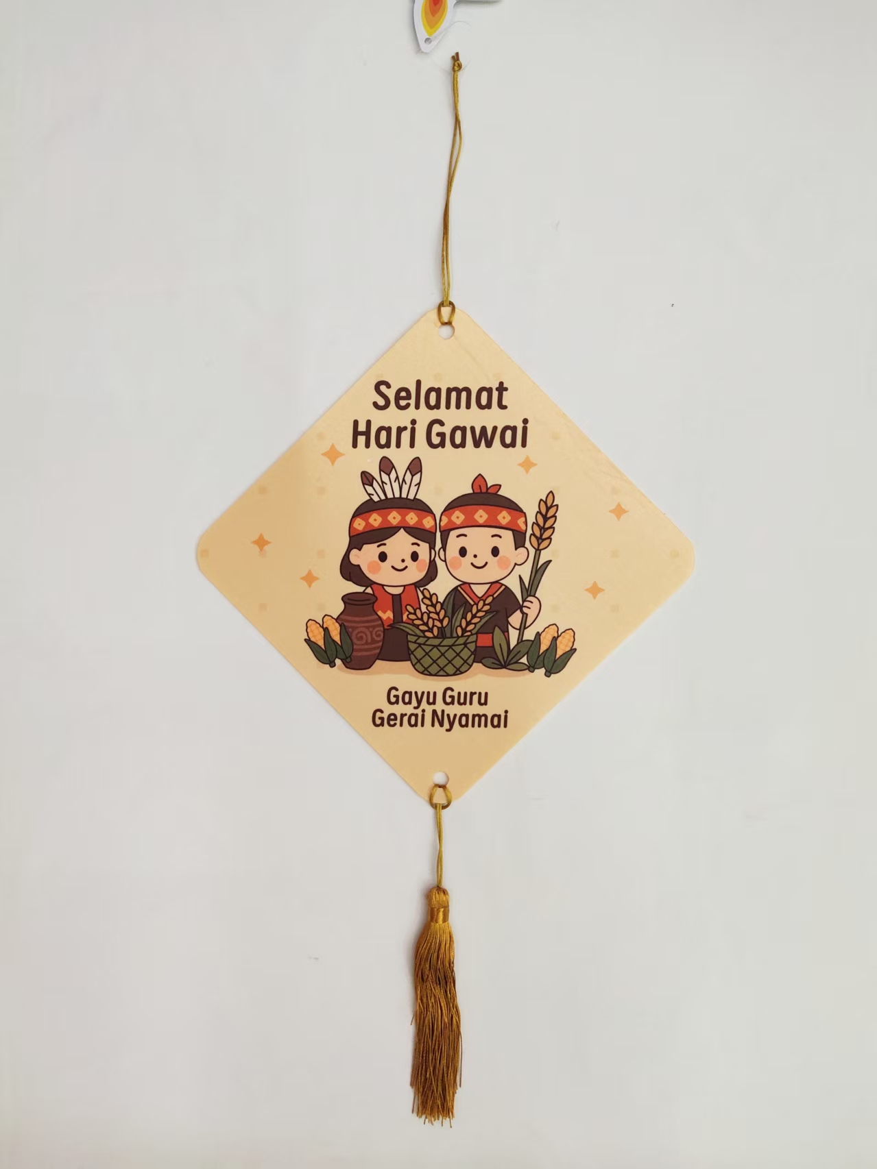 Small decorative pendants for the Foreign Trade Harvest Festival, festival ornaments, felt craft fabric pendants, 25*53cm in size details Picture