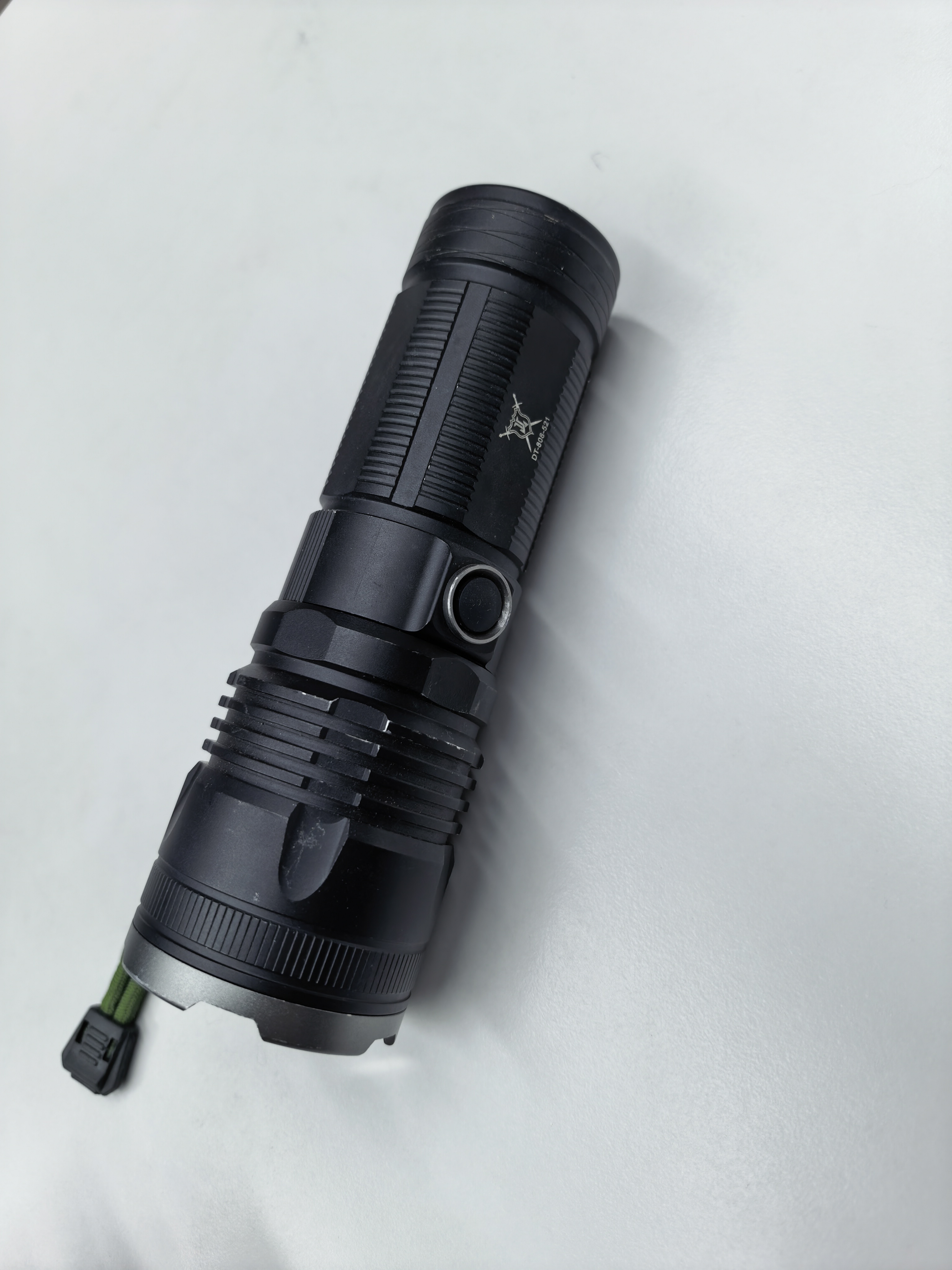 A powerful, ultra-bright flashlight with long battery life and large capacity for long-range rechargeable laser lighting