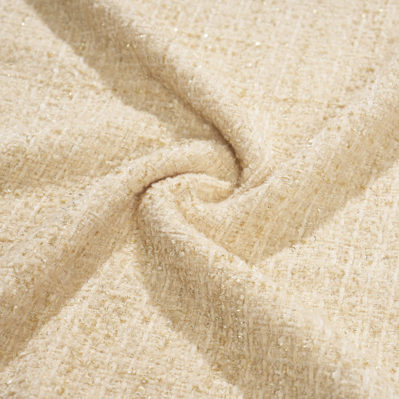 Mokaishi's light luxury tweed fabric exudes a sense of high-end tweed Item Picture