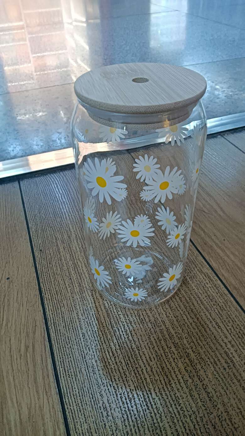 花卉玻璃杯 180ml 纯色透明水杯 日常饮品茶杯 家居用品213842143玻璃杯