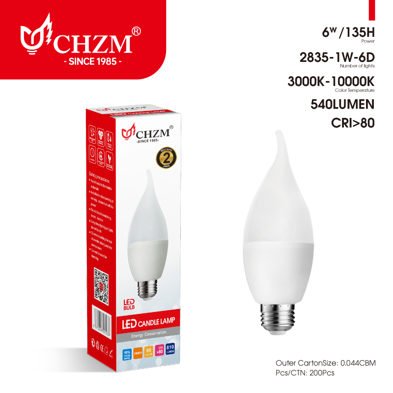 CHZM品牌 LED 球泡灯 E27螺口节能省电护眼灯泡 客厅卧室工厂仓库商用照明光源LED灯泡详情4