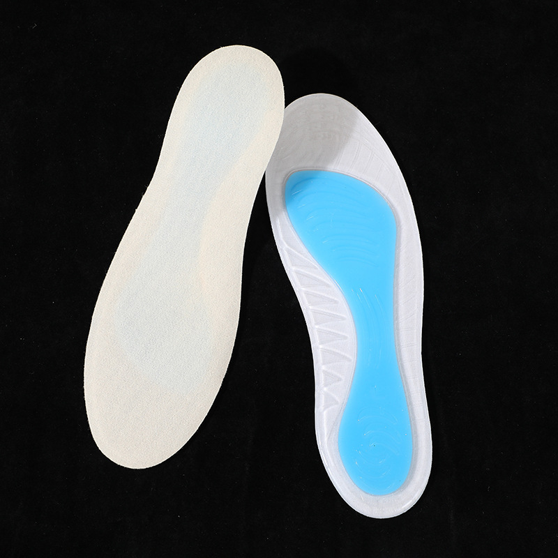 Factory direct sales of gel insoles, TPE+JP velvet insoles, comfortable and non-rubbing insoles wholesale, thickened, comfortable, breathable and anti-slip insoles Application Scenario