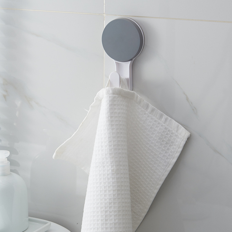 Factory direct supply of strong wall-absorbing hooks for bathrooms, kitchens, general merchandise, non-perforating towel racks and storage racks details Picture