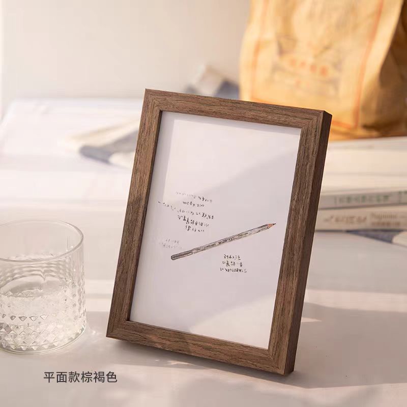 High-end hanging butterfly specimen photo frame, wooden mounting frame 180g Specification image