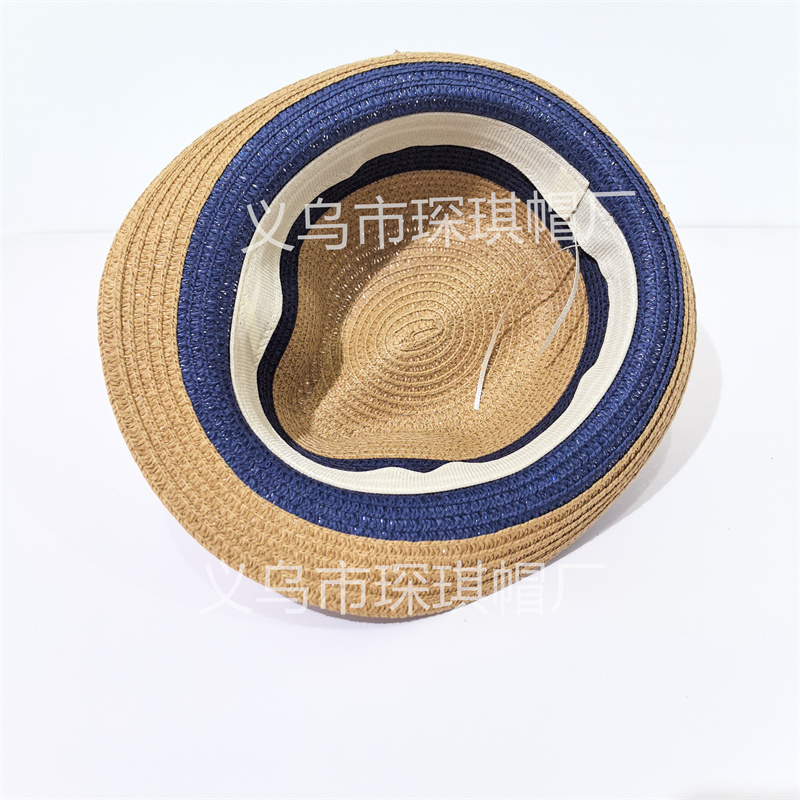 Summer's new bestsellers for women: Panama grass hats, top hats, sun-protective rolled-up caps, sun hats, versatile sun hats, outdoor vacation and travel Specification drawing