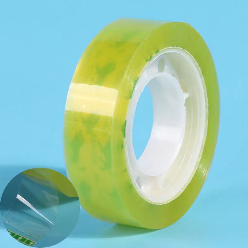 Transparent tape, small stationery, student adhesive tape wholesale, small rolls of adhesive paper, office floral double-sided tape, planner, 1.2cm*30m,1000 rolls per box Item Picture