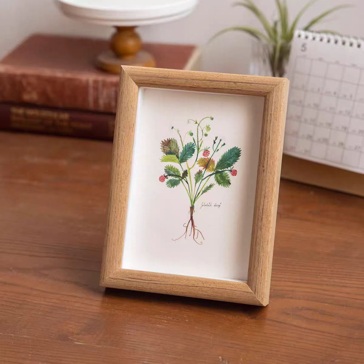 A high-end hanging photo frame with a butterfly specimen on the cover of The New Yorker magazine details Picture