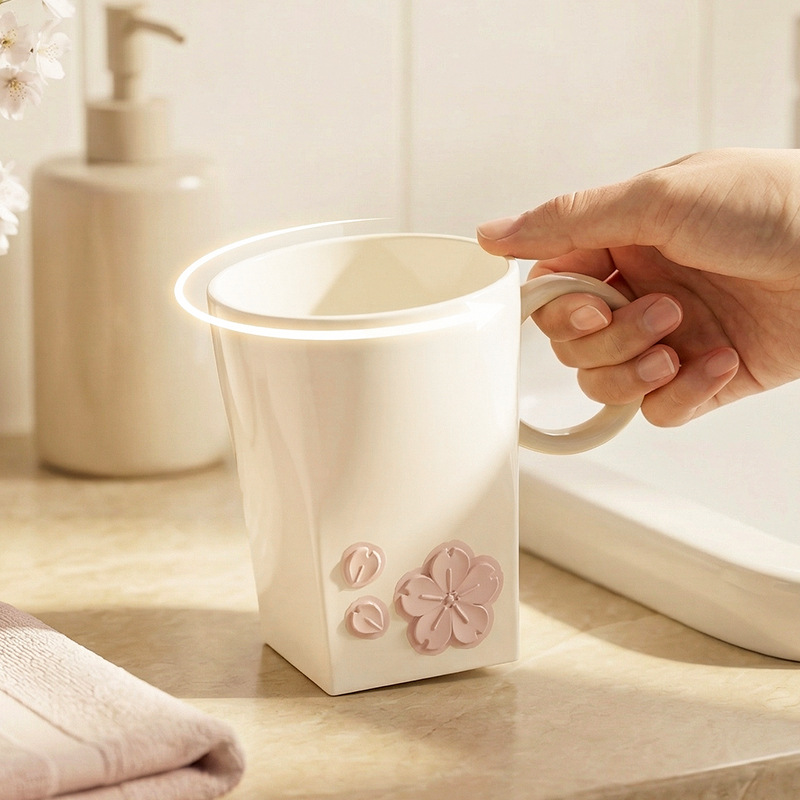 T54-TH-9656 mouthwash cup, household brushing cup, couple toiletry toothbrush cup, children and students for light luxury Application Scenario