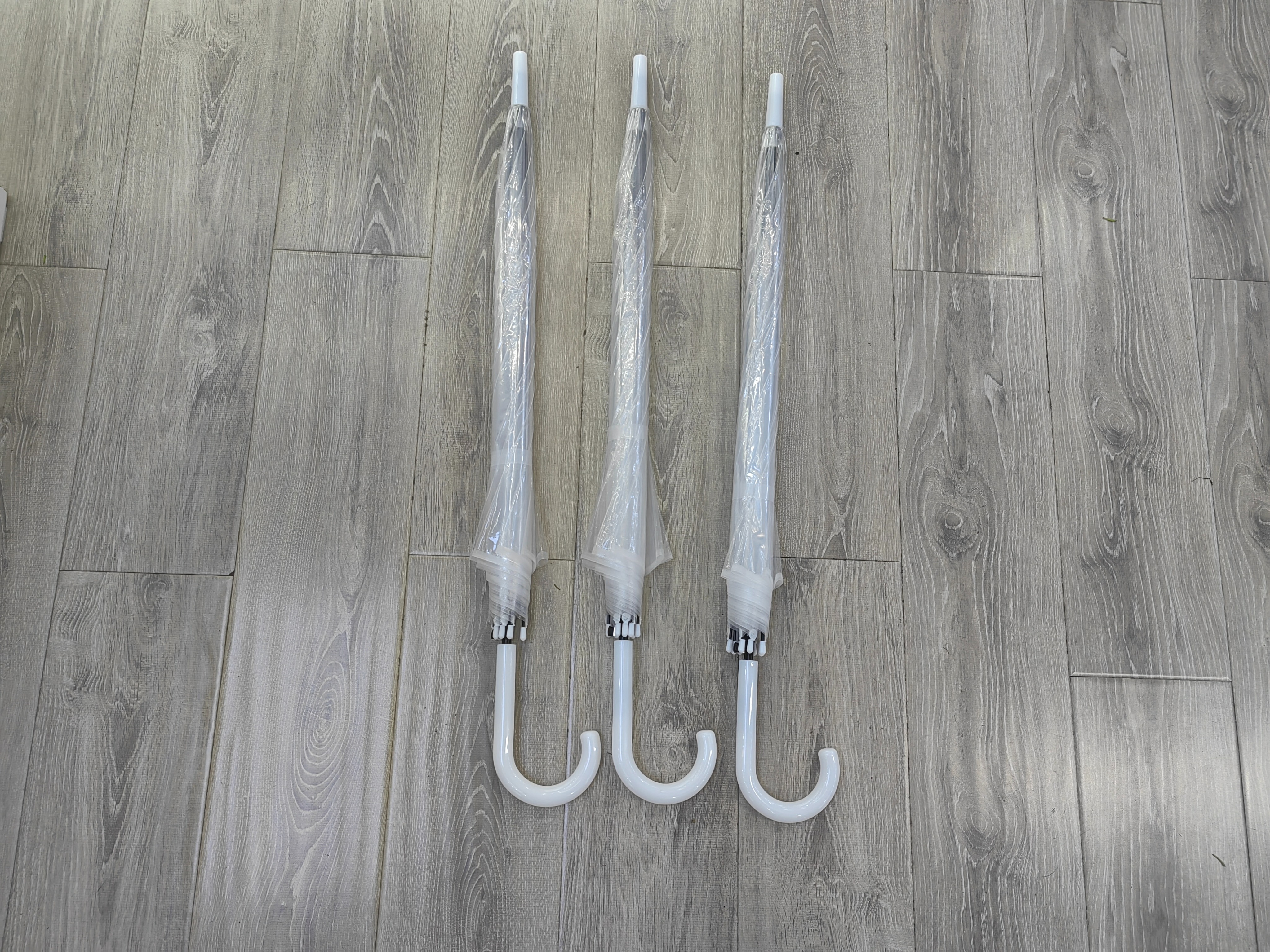 Hengdun high appearance level transparent umbrellas, thickened wind-resistant, popular Instagram style straight pole umbrellas, long handle curved handle straight pole umbrellas, student travel popular photo umbrellas, customizable LOGO advertising umbrellas wholesale details Picture