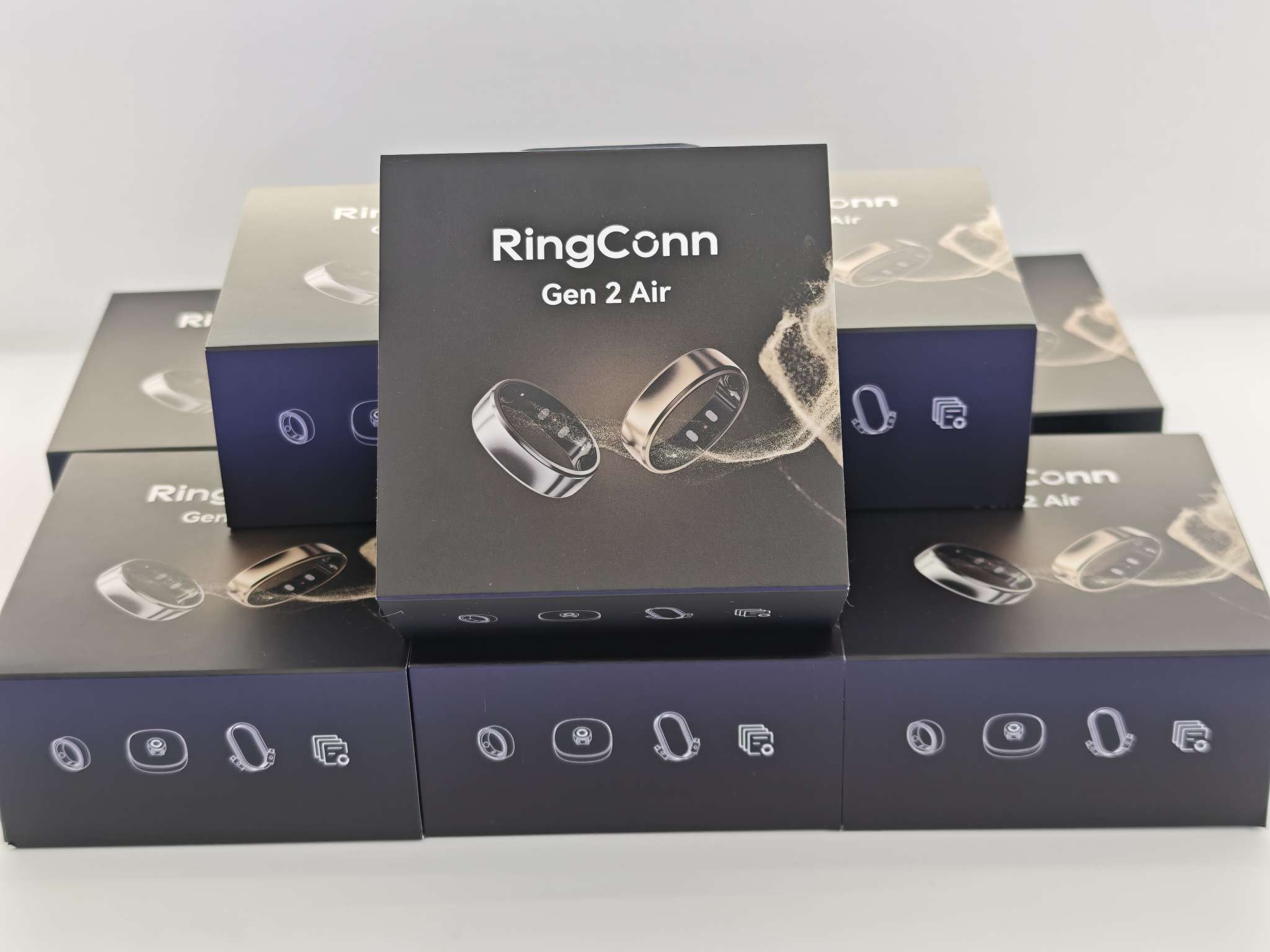 RingConn Gen 2 Air 智能戒指 心率血氧睡眠监测 生理期预测 10天超长续航