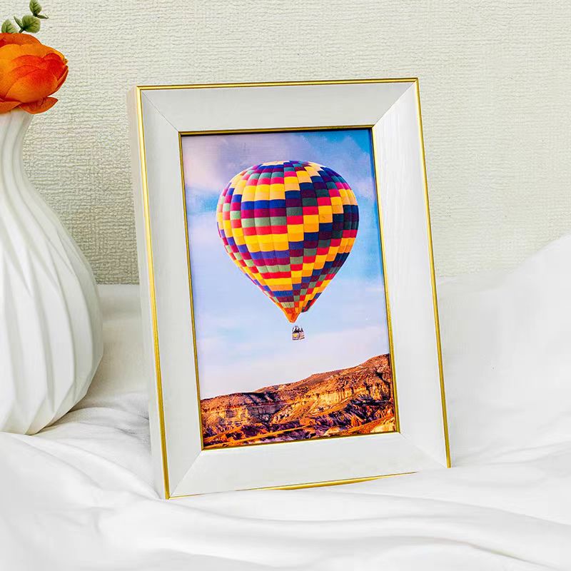 A high-end hanging photo frame with a golden photo frame for butterfly specimens details Picture