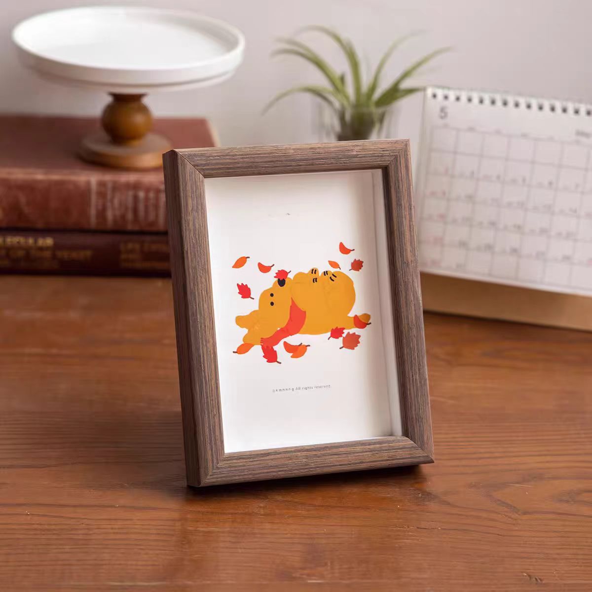 A high-end hanging photo frame with a butterfly specimen on the cover of The New Yorker magazine Item Picture