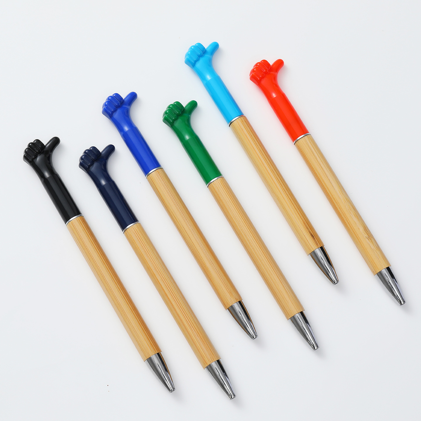 Ballpoint pen-shaped thumb ballpoint pen, bamboo accessory, ballpoint pen-shaped writing, comfortable and anti-slip design, suitable for students and offices Application Scenario