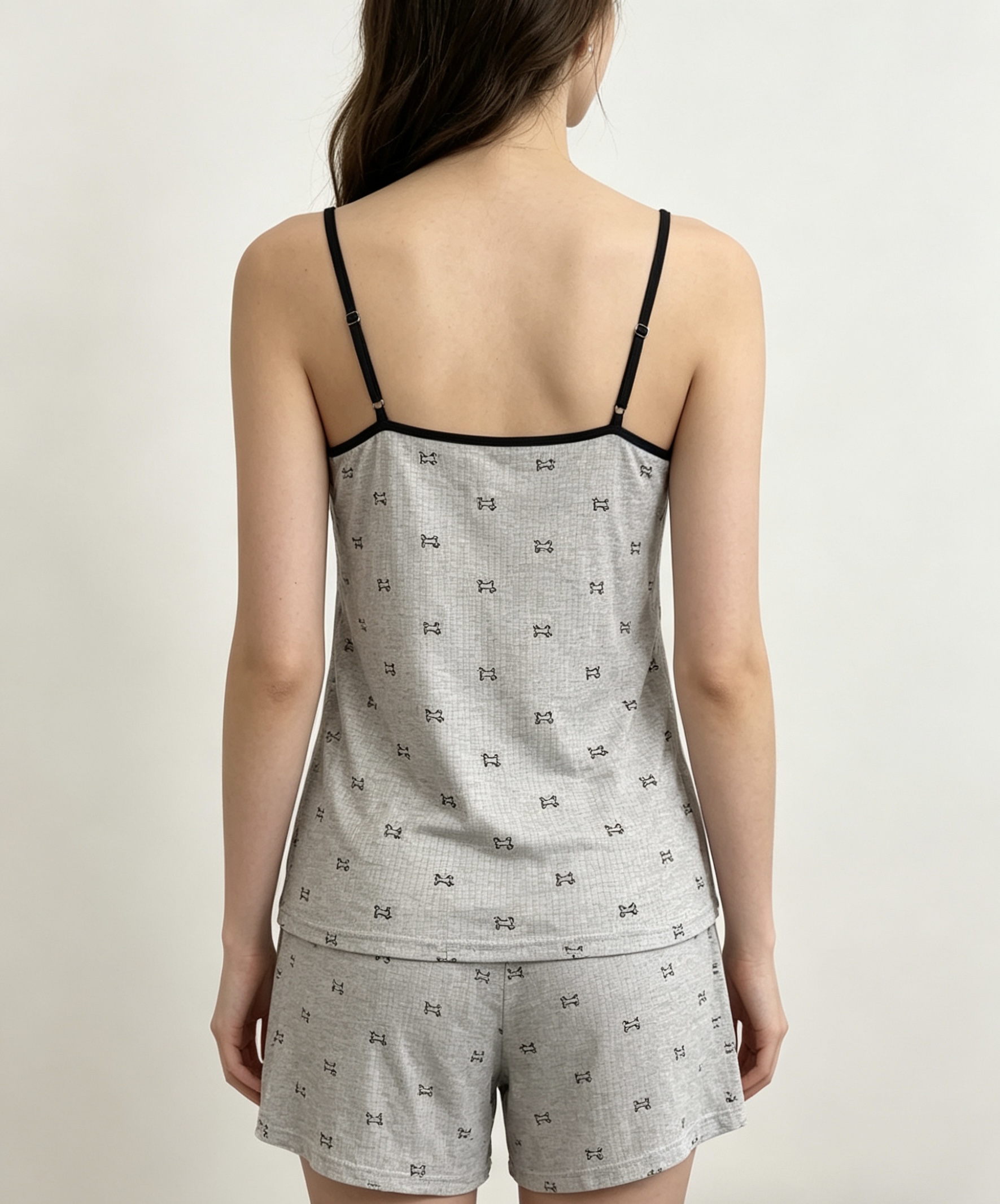女士家居服实物图