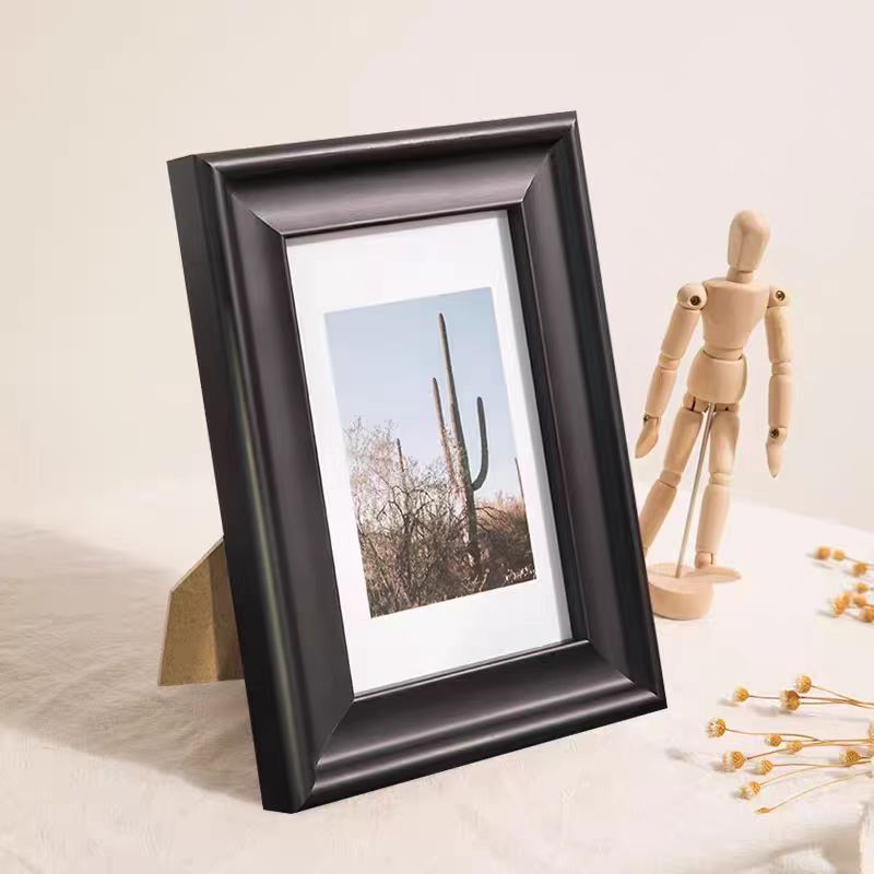 High-end hanging butterfly specimen photo frame, wooden mounting frame, 18x24cm Specification image