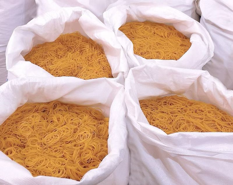 Free shipping of imported rubber bands from Vietnam, high-temperature resistant and anti-aging rubber rings, yellow rubber bands and cowhide bands Specification image