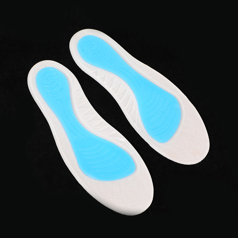 Factory direct sales of gel insoles, TPE+JP velvet insoles, comfortable and non-rubbing insoles wholesale, thickened, comfortable, breathable and anti-slip insoles Item Picture