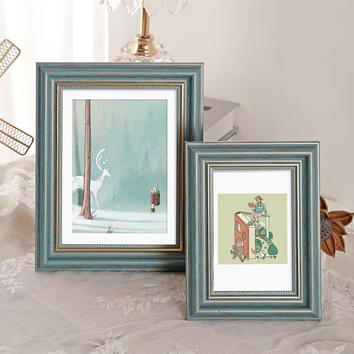 Hanging butterfly specimen photo frame mounting frame 180g Specification image