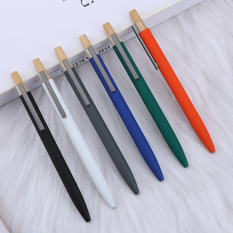 Ballpoint pen, whole aluminum rod, ballpoint pen cap, bamboo ballpoint pen, advertising ballpoint pen, high-end laser-engraved ballpoint pen Specification drawing