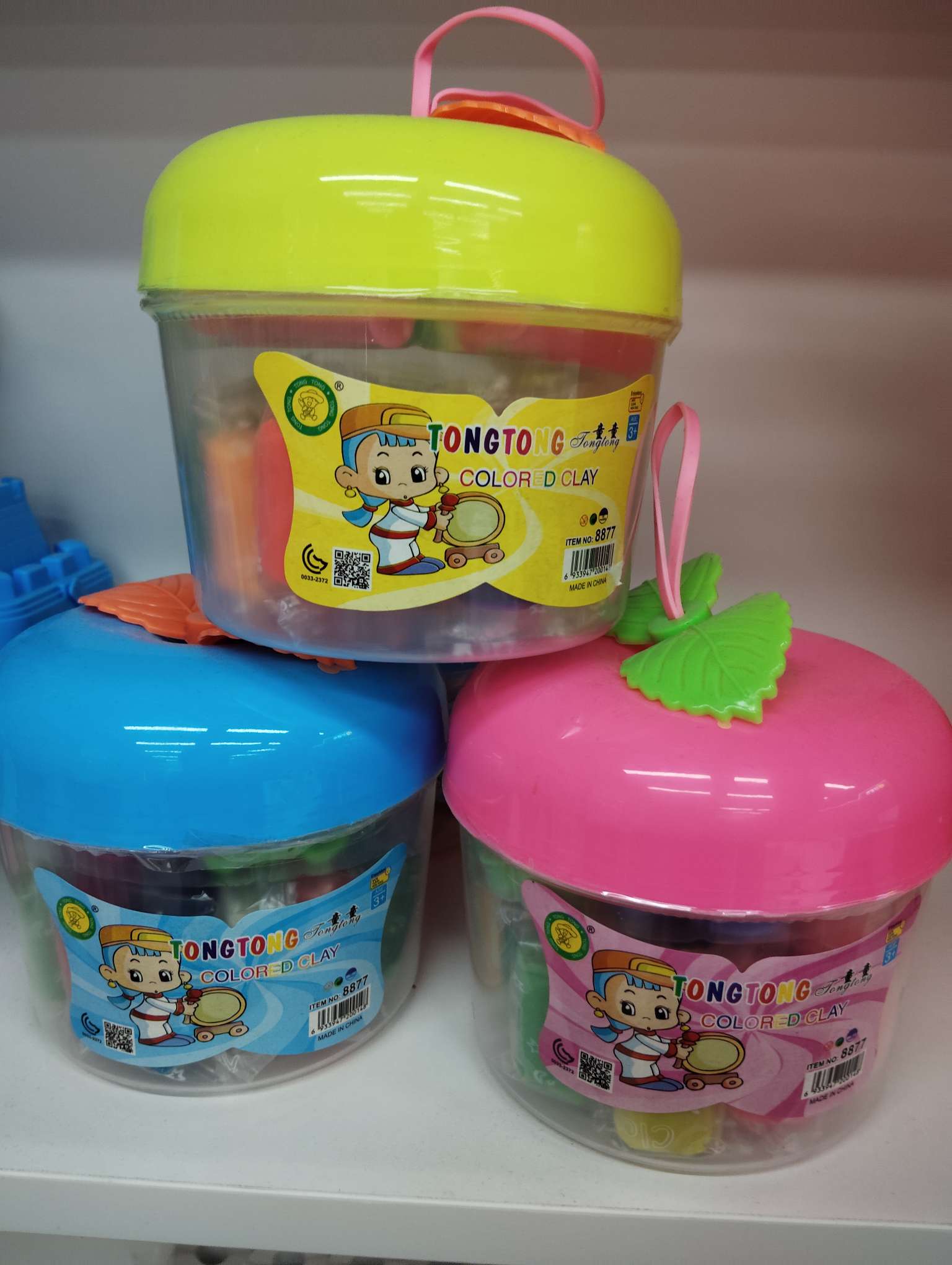 大苹果套餐小麦泥香味糖果包装彩泥跨境批发过家家玩具套装送玩具