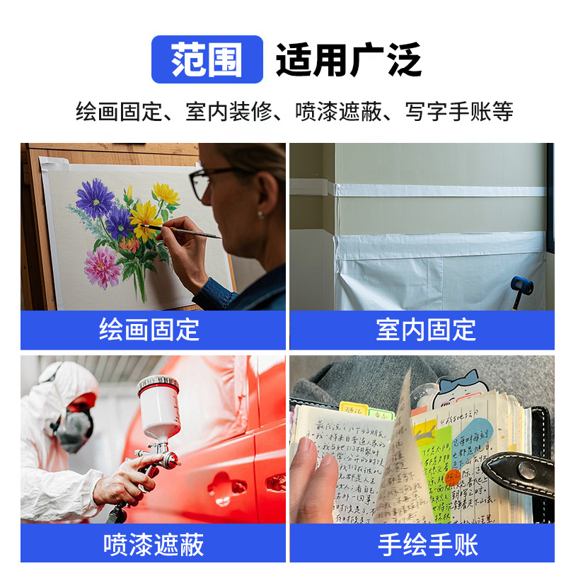 胶带/Homson/透明胶带/牛皮纸胶带/双面胶白底实物图