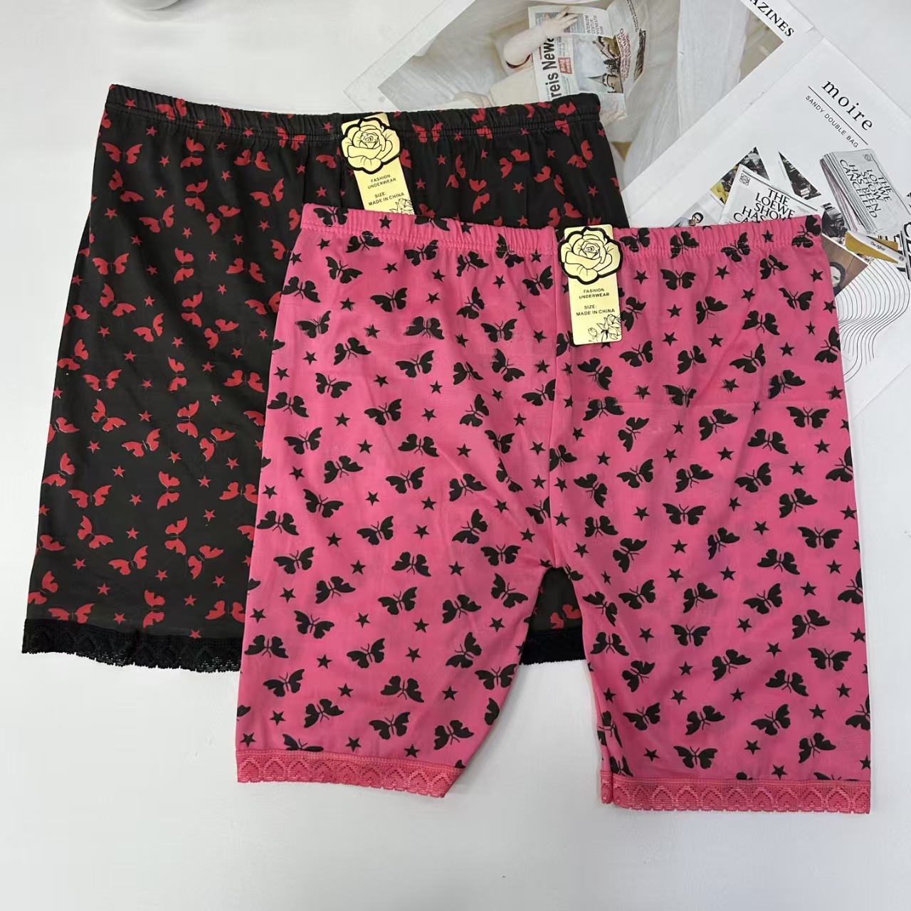DD-338# 36-head mixed-color women's leggings, women's leggings with lace edges, popular African milk silk leggings, women's leggings with printed patterns QNI Application Scenario