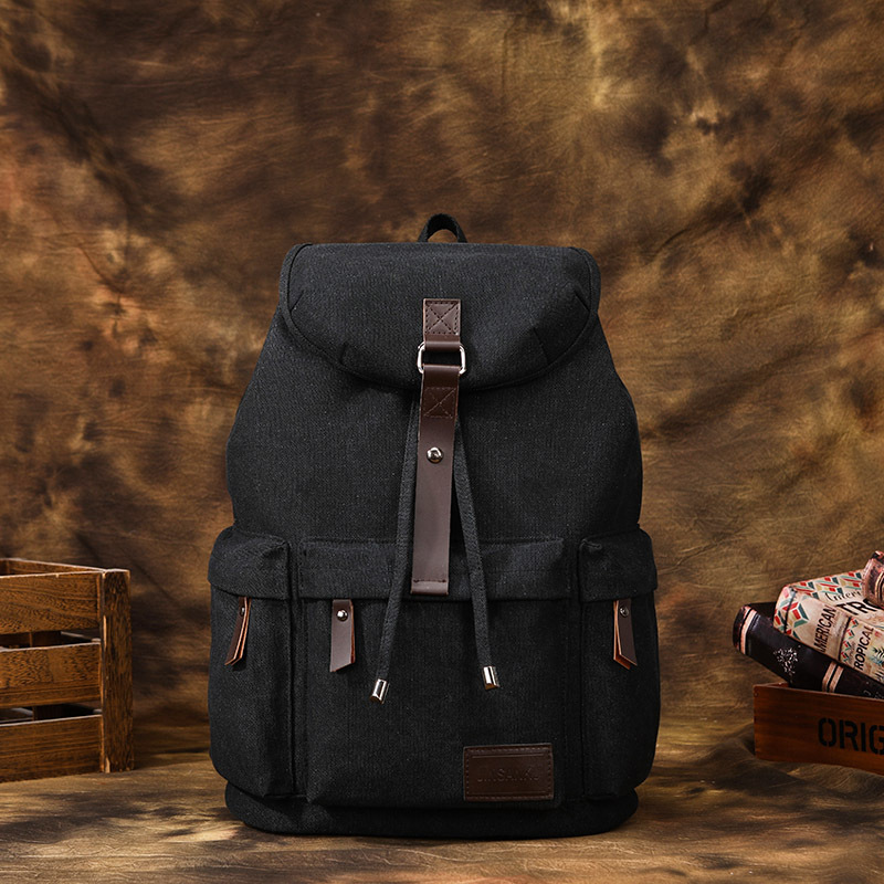 Sports and outdoor bags, retro men's backpacks, college student schoolbags, casual large-capacity travel bags, lightweight hiking backpacks, men's bags Specification image