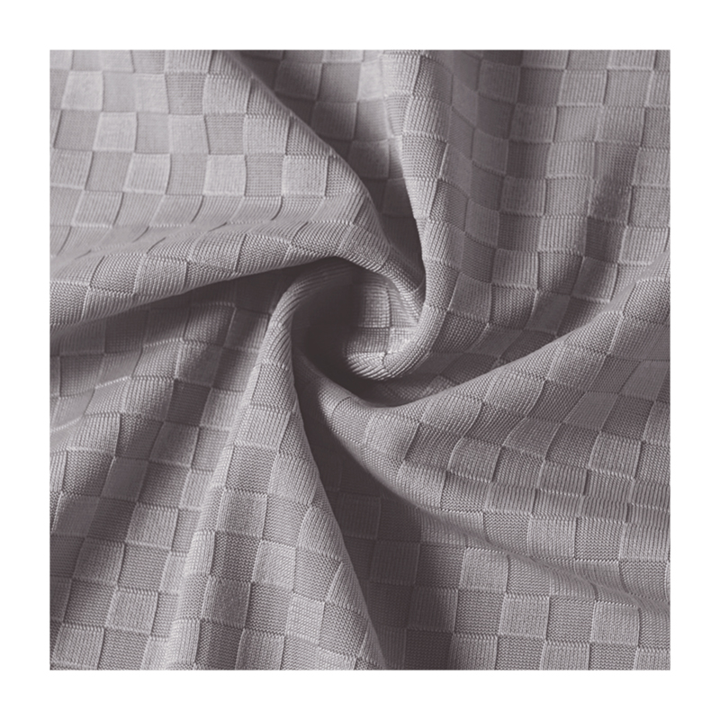 Nylon double-checked style fabric details Picture