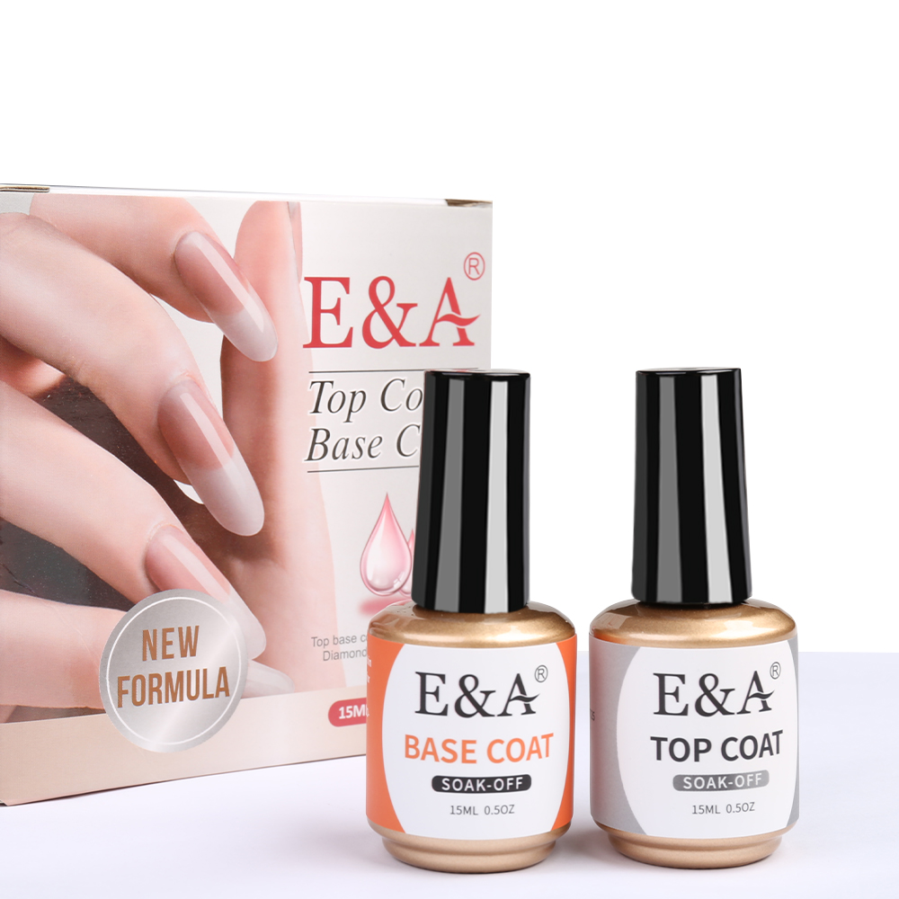 2022年新品E&A 15ml 封层底胶套装 美甲专用基础胶系列