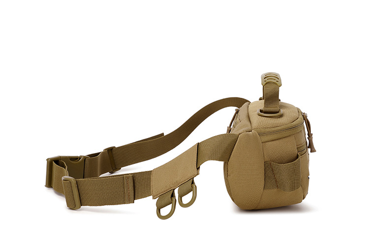 Sports waist bag, outdoor multi-functional tactical single-shoulder bag, men's sports chest bag, running and cycling crossbody bag, can be printed with logo detail image 15