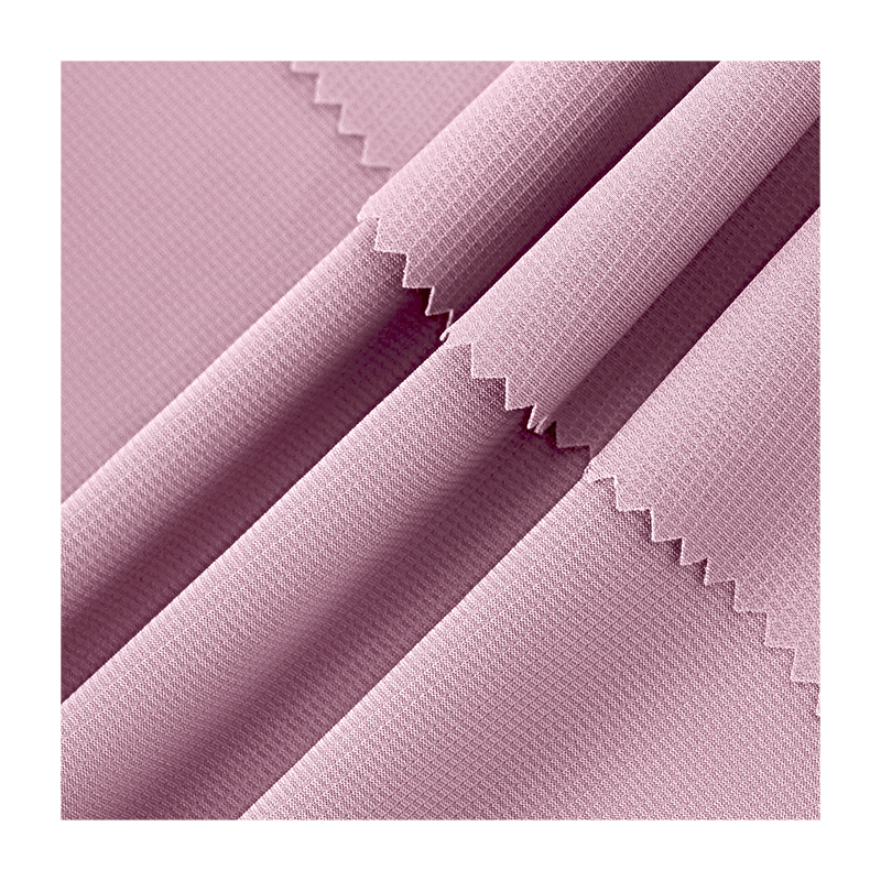 Polyester knitted checkered style fabric details Picture